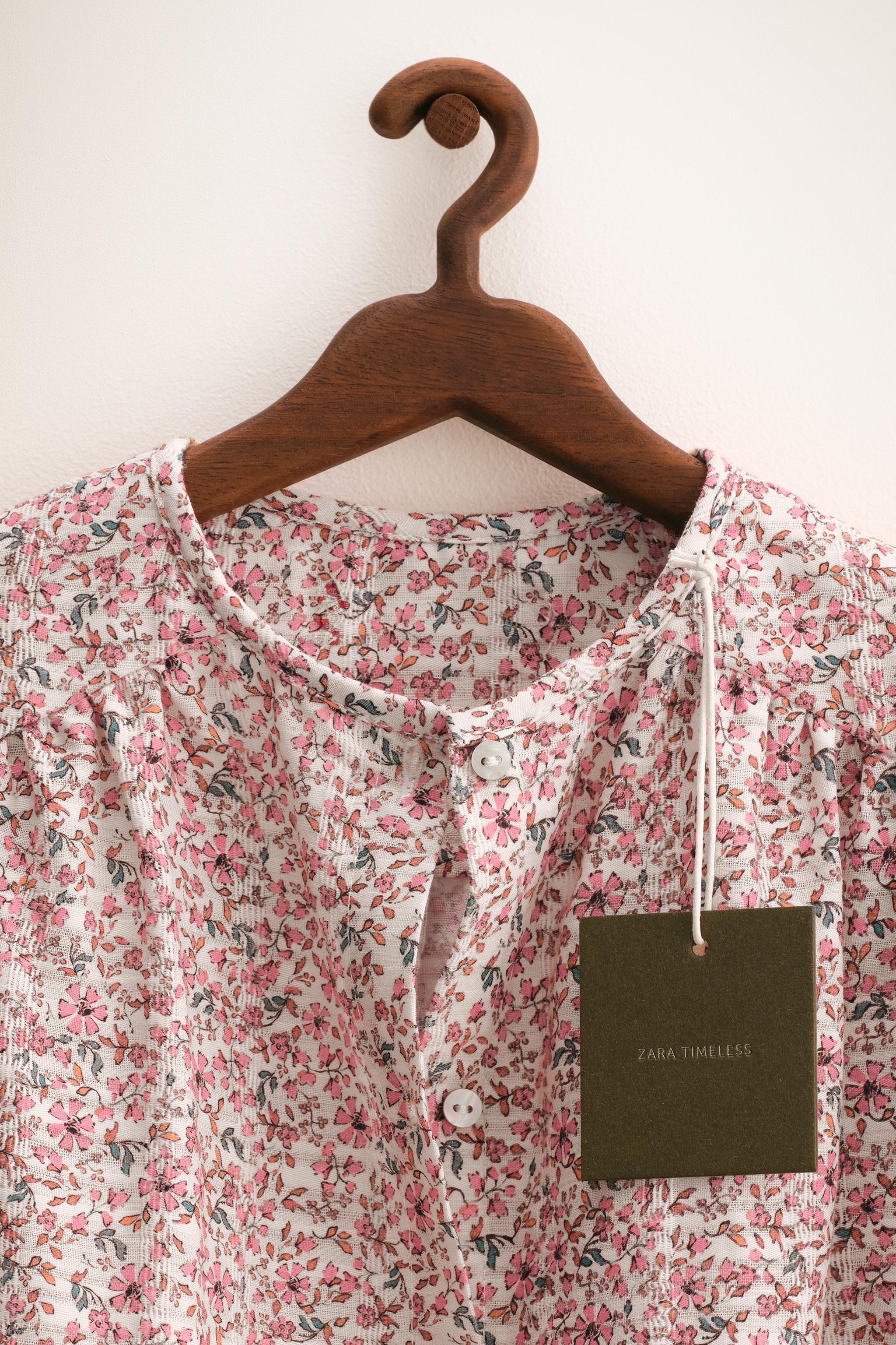 ZARA TIMELESS - CHEMISE À IMPRIMÉ FLEURS